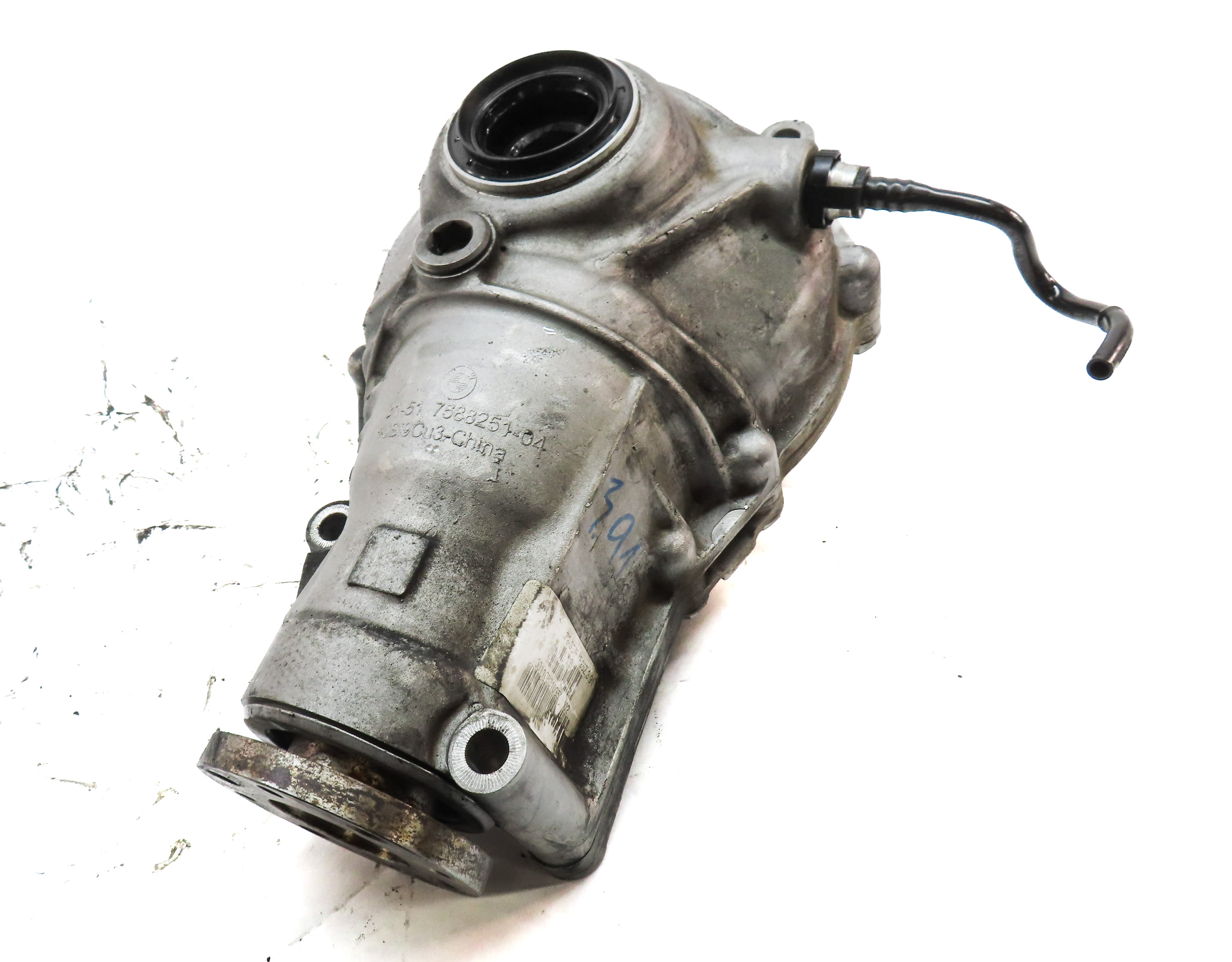 2011-2014 BMW X5M X6M (E70 E71) FRONT DIFFERENTIAL GEAR CARRIER (3.91 RATIO) — exact item pictured